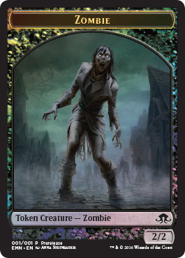 Eldritch Moon - prerelease pack - zombie token 2